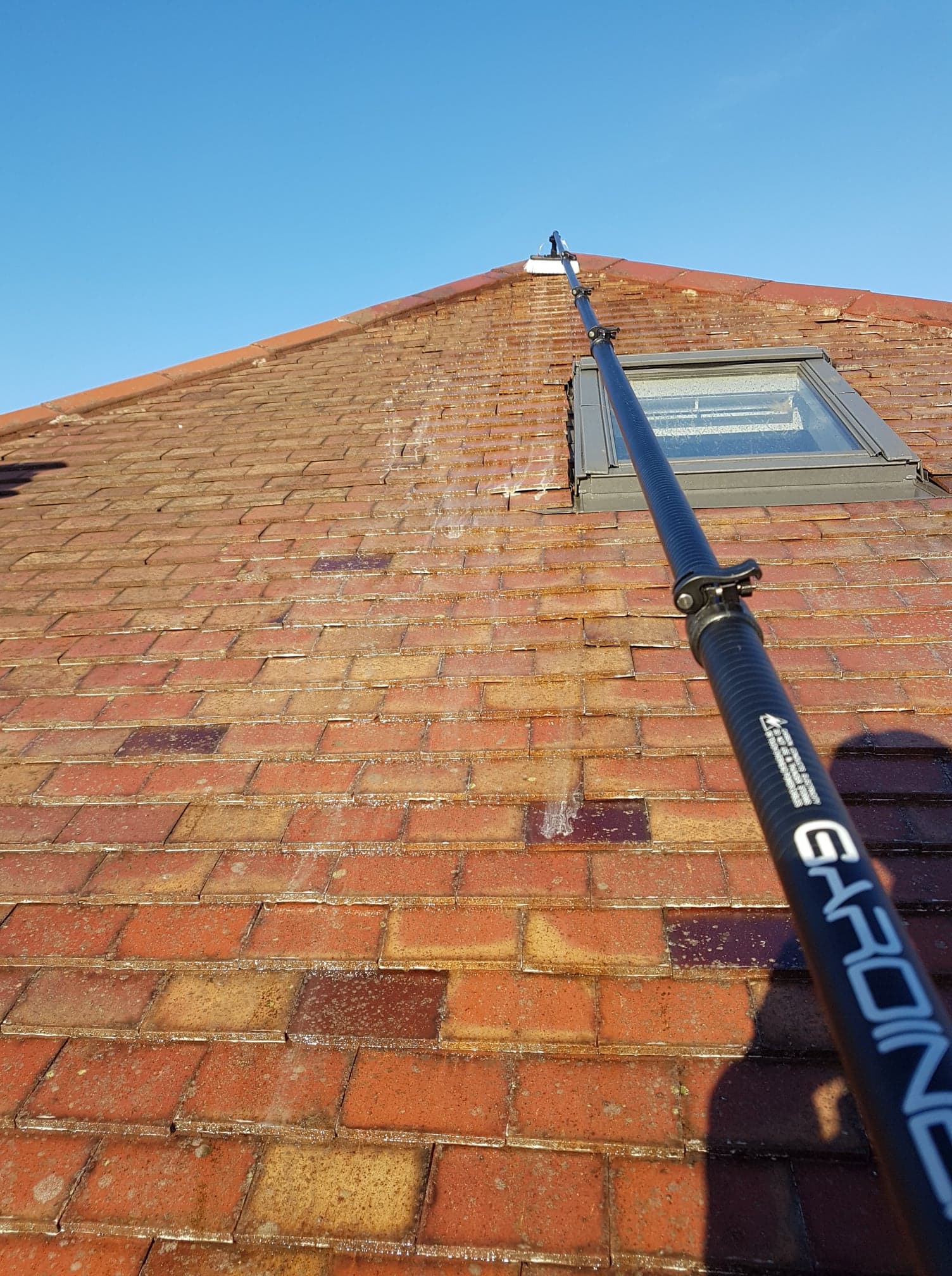 Roof cleaning in Lenzie 